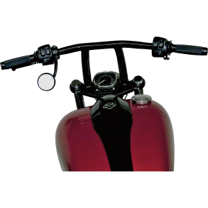 Todd's Cycle 31,8 mm (1-1/4") Club Handlebar 9" Rise Gloss Black ,TÜV