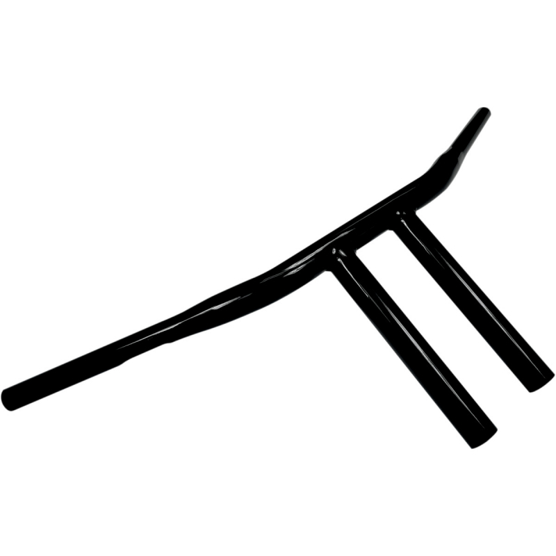 32mm Buffalo T-Bar Lenker 10" in schwarz mit Tüv für Harley-Davidson