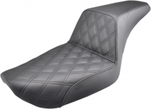 SADDLEMEN Step-Up Two-Up Sitzbank LS für Dyna 96-03 mit Gel-Core Tec.