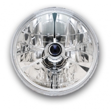 Jeweled 7" Headlight Insert, Clear