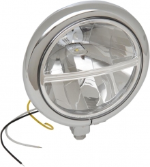 HEADLIGHT LED 5.75" BTM