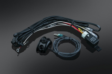 Driving Light Wiring & Relay Kit with Control Mounted Switch, Black