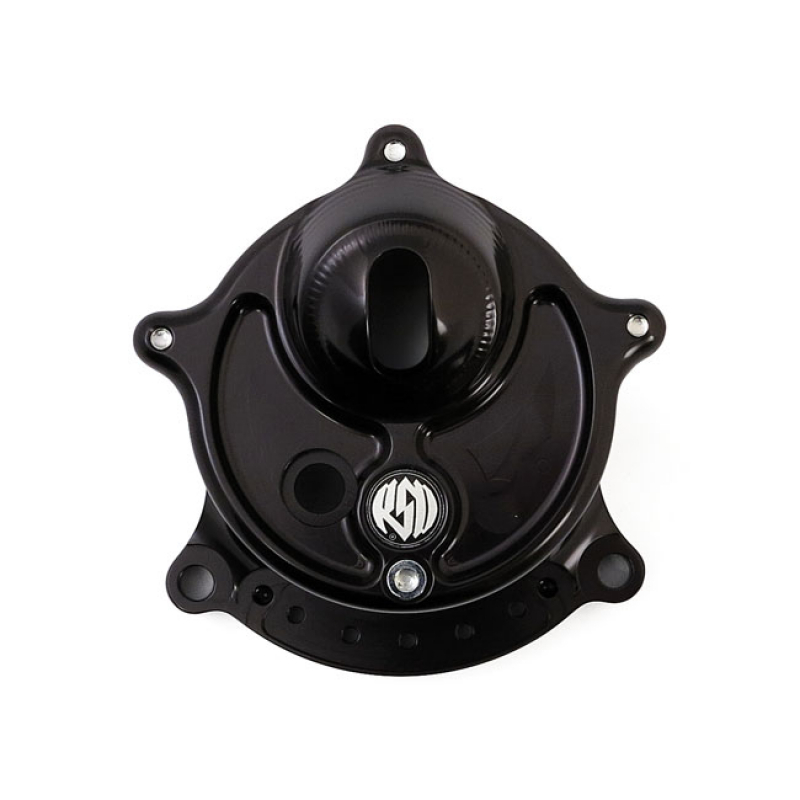 RSD GAUGE RE-LOCATOR MOUNT CAFE ANODIZED BLACK Sportster  ab 2007