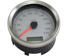 4" Tachometer Km/h für BT und Sportster Modelle 2004 bis 2013,weiß
