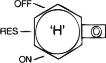 FUEL VLVE HIGH FLOW NIPLE/DOWN