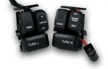Handlebar Wire Harness Left and Right Side, Black Switches 96-UP