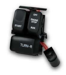 Handlebar Wire Harness Right Side, Black Switches 96-up