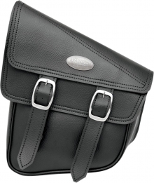 Schwingenarm-Tasche für Harley Davidson Softail Modelle schwarz