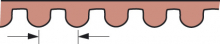 BELT PRI.-GATES 14mm 1.5" 4SPD