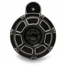 Arlen Ness Beveled horn kit, FLT 91UP, Black