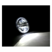 LED Scheinwerfer-Einsatz 5-3/4" mit Positionslicht u.Tagfahrlicht,E-Prüfzeichen