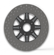 DISC 11.5 2PC FR VELOCITY BLK Not TšV Approved