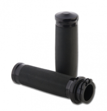 Tornado Billet Rubber Grips Black Cone End Cap - 08-17 TBW Models