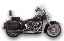 Falcon 2-2 slip on mufflers ABE,pol.s/s SOFTAIL FLSTC 06-16, FXSTB 06-09, FXSTC 07-10