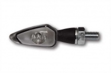 HIGHSIDER LED indicator STELLA, chromed metal housing, clear lens, short stem