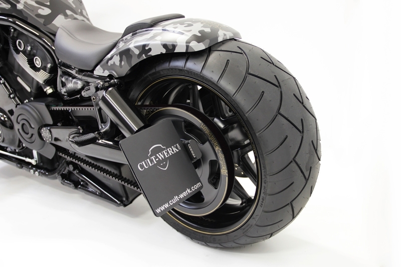 Cult Werk seitlicher Kennzeichenhalter Harley V-Rod