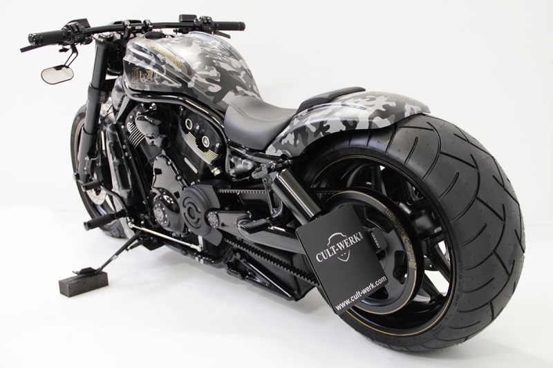 Cult Werk seitlicher Kennzeichenhalter Harley V-Rod