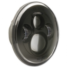 Speaker 7" LED Insert with Position Light, EU Version, Black