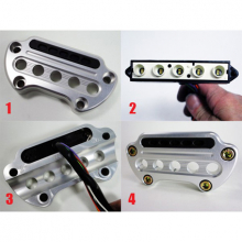 Indicator Handlebar Top Clamp Chrome