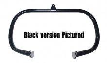 Engine Guard Curved Chrome Front 00-17 FL Softail Models (Except Engine Footpeg Mount Kit)