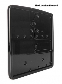 TB License Plate Frame Inside Plate, 18X20 cm, Black Matt