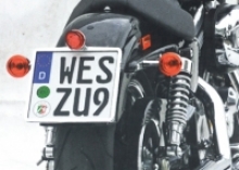 TB Brkt Ins.L.Pl. XL/ST/Touring BLK MAT Dyna Superglide