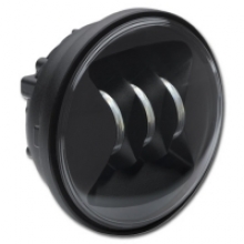 LED Insert 4 1/2" Fog BLK E-Mark ( BLACK - 4 1/2" )