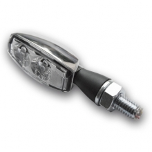 LED Turnsiganl BLAZE, chrome, clear lens
