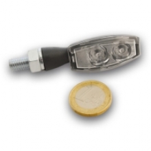 LED Turnsiganl BLAZE, chrome, clear lens