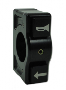 J-TECH 2 BUTTON SWITCH HSG LEFT BLACK