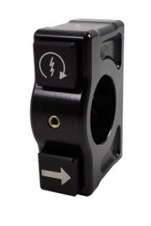 J-TECH 2 BUTTON SWITCH HSG RIGHT BLACK