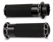 BEVELLED FUSION GRIPS, TBW, BLK