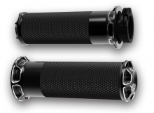 BEVELLED FUSION GRIPS, CABLE, BLK