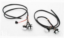 Complete Handlebar Wire Harness KIT with Chrome Switches