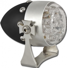 Retro-taillight Alu blk/Alu matt.,E-mark