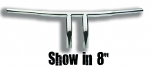 8" T-BAR, CHROME