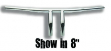 12" T-BAR, CHROME
