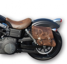 FXD DYNA SOLO SIDE BAG, BROWN