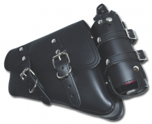 Solo side bag w/bottle for XL 04-19 black