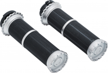 RIOT GRIPS 82-UP CABLE THROTTLE, SILVER
