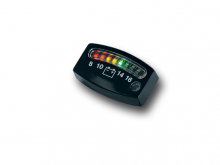 LED Battery Gauge, Black