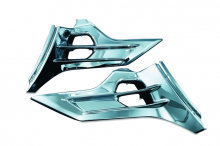 LOUVERED CHROME BATTERY BOX COVERS