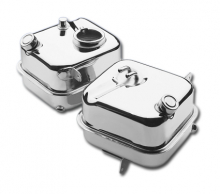 CHROME OIL TANK B/TWIN 65-E82 for use with filter