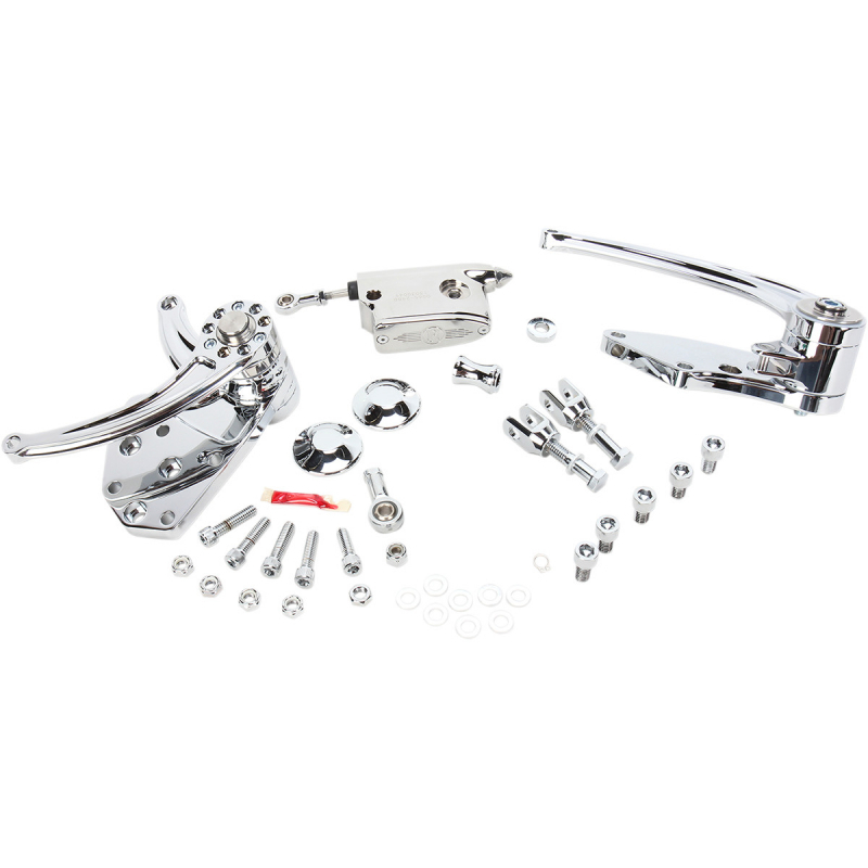 PM Forward Controls 11/16 Contour, No Pegs, Stock Clevis, Chrome
