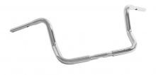 Highway Hawk, Handlebar, Fat Bagger, 1 1/4", Including Notches For TBW, A 28cm B 34cm C 94cm D 32cm E 13.5cm x 25mm, Chrome