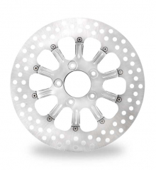 11,5" Front Brake Rotor Revel Chrome, 2,22" Inner Diameter