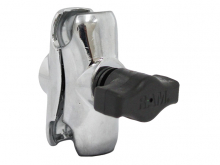 RAM Mount Double Socket Arm For 1" Rubber Balls, Short 60 mm, Chrome