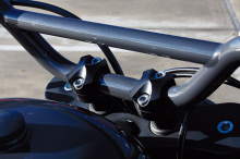 Risers Spock For 1 1/4" Handlebar, Black Anodized