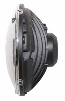 LED Headlight Insert, Typ 3, E-Approved, 7", High-Beam, Low-Beam, Parking Light, Inlay Chrome