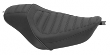 Journey Stripe Solo Seat, Black, Dyna And Dyna Wide Glide 06-17